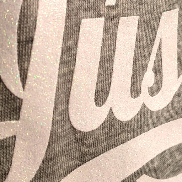 Justice heather grey fleece hoodie. NWOT. Size 12 - Picture 6 of 8